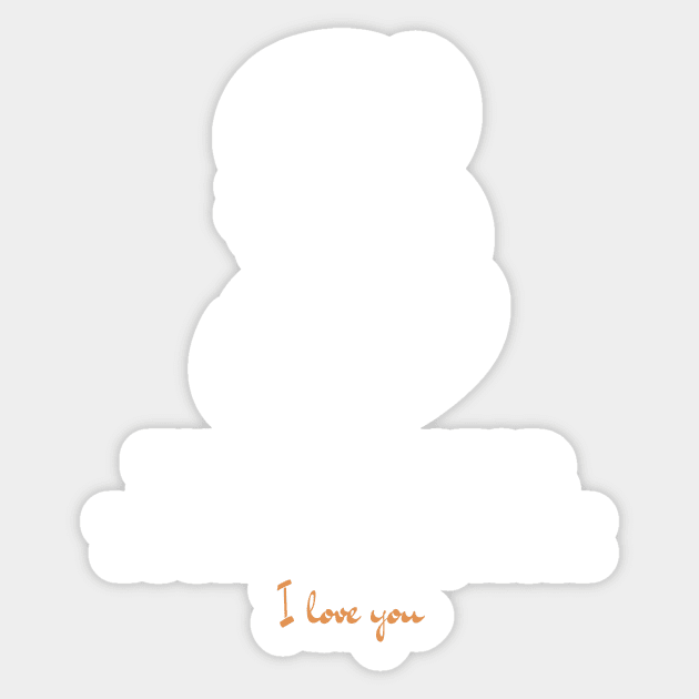Thank You For Your Effort, Mom I Love You Sticker by Tee Shop